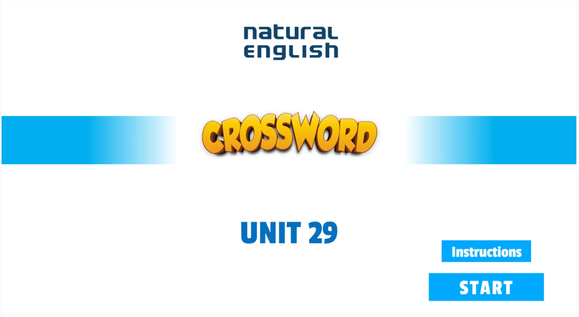 Unit 29 kids Crossword